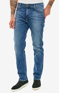 Синие джинсы с заломами Morton Lee