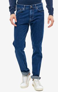 Синие джинсы со стандартной посадкой Regular Gant