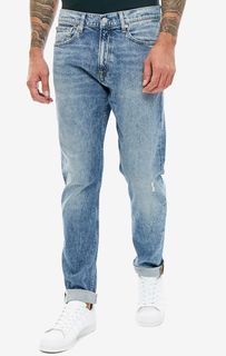 Зауженные джинсы с потертостями CKJ 056 Calvin Klein Jeans