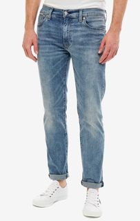 Зауженные синие джинсы с заломами 511™ Slim Levis®