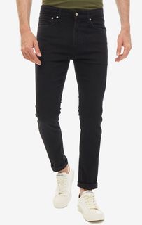 Черные джинсы скинни с низкой посадкой CKJ 016 Calvin Klein Jeans