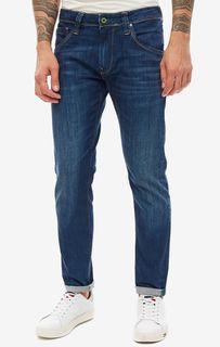 Синие джинсы с контрастной строчкой Zinc Pepe Jeans