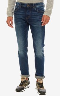 Джинсы прямого кроя с заломами Josh Tom Tailor