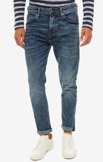 Cиние зауженные джинсы с низкой посадкой Conroy Tom Tailor Denim