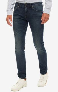 Синие зауженные джинсы с низкой посадкой Piers Tom Tailor Denim