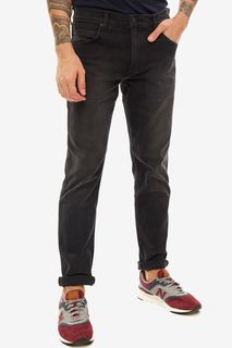 Прямые черные джинсы с декоративными заломами Greensboro Wrangler