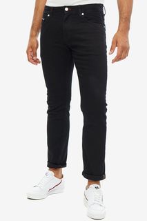Зауженные черные джинсы с декоративными заломами Bleecker Tommy Hilfiger