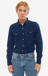 Синяя джинсовая рубашка на кнопках Levis®