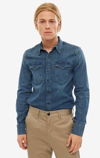 Синяя джинсовая рубашка на кнопках Levis®
