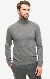 Серая водолазка из шерсти Lacoste