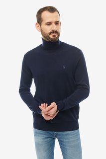 Синяя шерстяная водолазка Polo Ralph Lauren