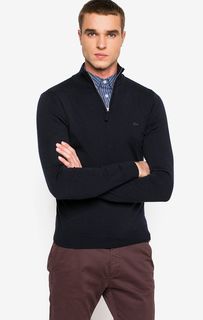 Однотонный джемпер на молнии Lacoste
