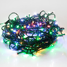 Светодиодная гирлянда Neon-Night Твинкл-Лайт 20 м, темно-зеленый ПВХ, 160 LED, мультиколор