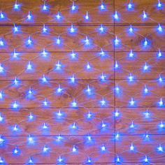 Neon-Night Гирлянда сеть 1,8х1,5м, прозрачный ПВХ, 180 LED, цвет: Синий