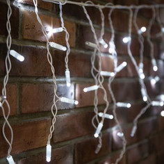 Neon-Night Гирлянда Айсикл 4,8х0,6 м, с эффектом мерцания, белый ПВХ, 176LED, цвет: Белый, 220В