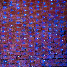 Neon-Night Гирлянда Сеть 2х1,5м, свечение с динамикой, прозрачный ПВХ, 288 LED, 230 В, цвет: Синий
