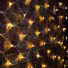 Neon-Night Гирлянда Сеть 2х1,5м, свечение с динамикой, прозрачный ПВХ, 288 LED, 230 В, цвет: Теплый белый
