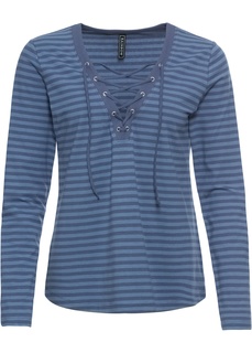 Футболка на шнуровке Bonprix