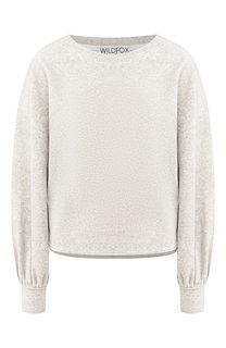 Хлопковый пуловер Wildfox