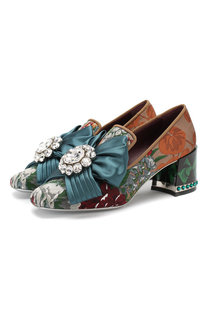 Текстильные туфли Jackie Dolce & Gabbana