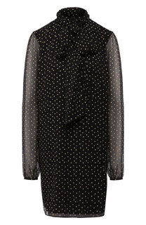 Шелковое платье Saint Laurent