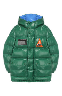 Пуховая куртка с капюшоном Moncler Enfant