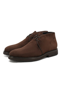 Замшевые ботинки Ermenegildo Zegna