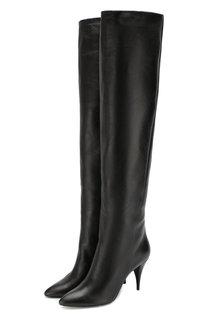 Кожаные ботфорты Kiki Saint Laurent