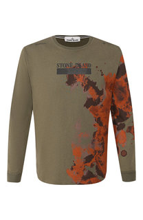 Хлопковый лонгслив Stone Island