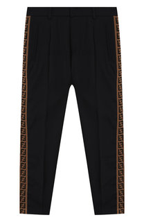 Шерстяные брюки Fendi