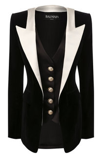 Хлопковый жакет Balmain