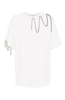 Хлопковая футболка Christopher Kane