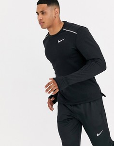 Черный лонгслив Nike Running Therma Sphere