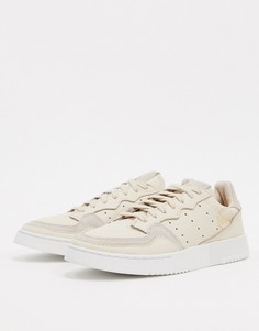 Светло-бежевые кроссовки adidas Originals supercourt-Серый