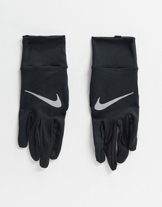 Черные женские перчатки Nike Running-Черный