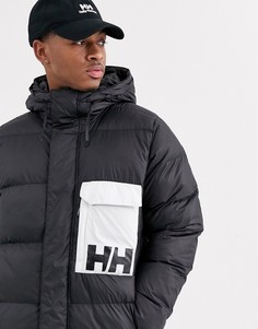 Черная дутая куртка Helly Hansen-Черный
