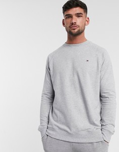 Серый свитер для дома с логотипом-флажком Tommy Hilfiger