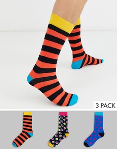 3 пары носков в подарочной упаковке HS By Happy Socks-Мульти