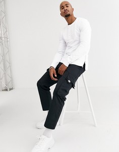 Белый облегающий свитшот с молниями по бокам ASOS DESIGN