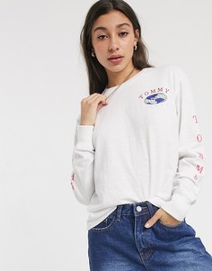 Лонгслив Tommy Jeans-Белый