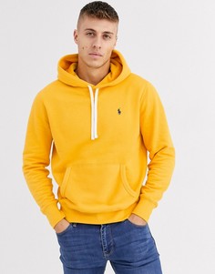 Худи желтого цвета с логотипом Polo Ralph Lauren-Желтый