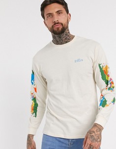 Бежевый лонгслив Vans Save Our Planet
