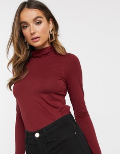 Водолазка рыжего цвета ASOS DESIGN-Красный