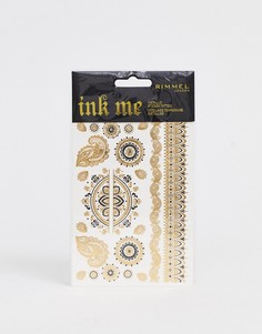 Набор переводных татуировок Rimmel ink me-Золотой