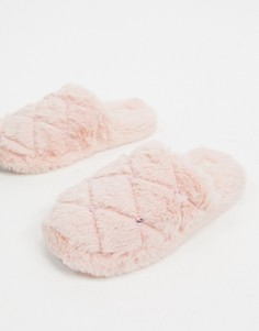 Розовые слиперы с камнями Lipsy-Розовый