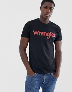 Футболка с логотипом Wrangler-Черный