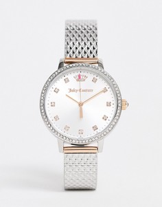 Часы с логотипом Juicy Couture-Серебряный