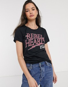 Футболка с принтом Tommy Hilfiger Denim-Черный