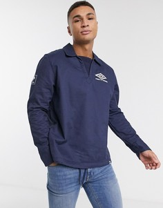 Темно-синий спортивный топ Pretty Green x Umbro