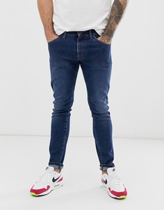 Синие зауженные джинсы Wrangler Bryson-Синий